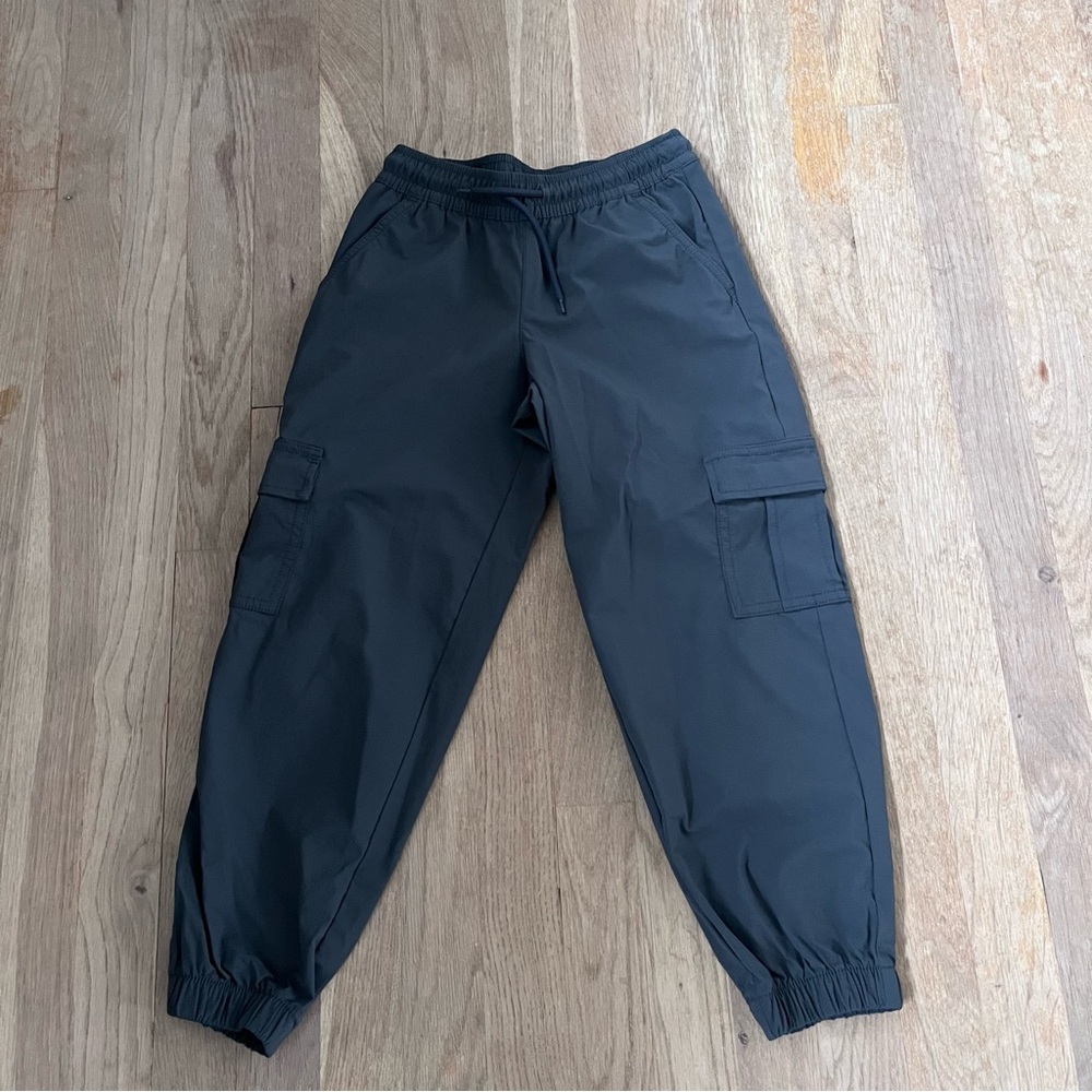 Art Class Boys Balloon Cargo Pants | Size 7 | Gray-Green | Pull-On Style NWOT
